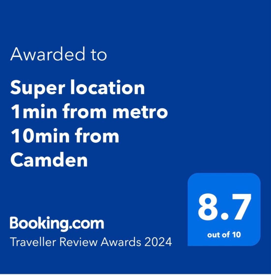 Super Location 1Min From Metro 10Min From Camden Apartment London Luaran gambar